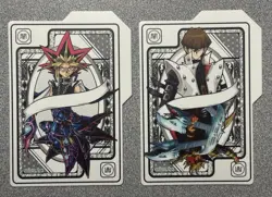 Yu-Gi-Oh Deck Dividers (2) Yugi Moto Seto Kaiba Official 2025 Tin Set Konami - Image 1