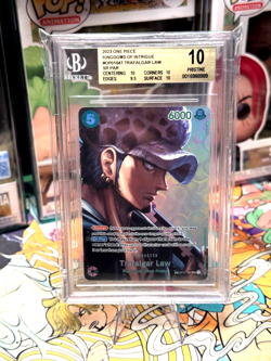 One Piece TCG Kingdoms of Intrigue - Trafalgar Law SP OP01-047 (BGS 10) English - Image 1