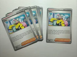 (9) Pokemon TCG Iono 080/091 Paldean Fates Uncommon Trainer - Playset NM - Image 1