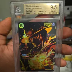 One Piece TCG Portgas.D.Ace (SP) - Legacy of the Master St13-011 Beckett 9.5 - Image 1