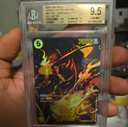 One Piece TCG Portgas.D.Ace (SP) - Legacy of the Master St13-011 Beckett 9.5 - Image 2
