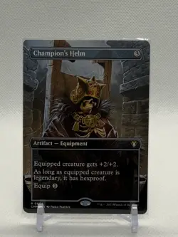 Champion's Helm #654 (Borderless) Non-Holo - Commander Masters (CMM) MTG Card - Image 1