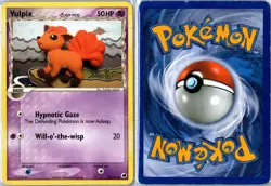 Pokemon Card - Vulpix Dragon Frontiers 70/101 2006 Common Heavily Played - Image 3