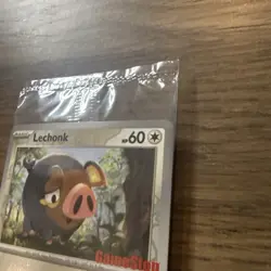 Lechonk 154/198 Pokemon Scarlet Violet Sealed Gamestop Promo Card - NM - Image 3