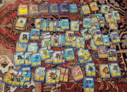 Vintage 1999 Digimon Lot of 5 Holo Cards First Edition And Dozens Of Non Holo - Image 5