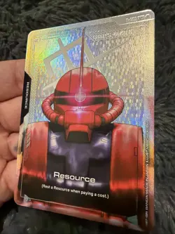 [NM] Gundam Card Game GD01 Newtype Rising Char's Zaku II Resource R-005 C+ Foil - Image 3