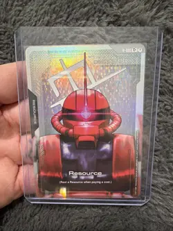 [NM] Gundam Card Game GD01 Newtype Rising Char's Zaku II Resource R-005 C+ Foil - Image 5