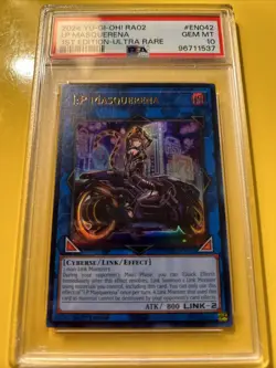 YuGiOh I:P MASQUERENA #RA02-EN042🔥PSA 10 GEM MINT🔥1st EDITION-2024 ULTRA RARE - Image 2
