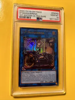 YuGiOh I:P MASQUERENA #RA02-EN042🔥PSA 10 GEM MINT🔥1st EDITION-2024 ULTRA RARE - Image 5