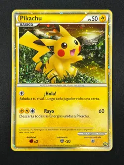 [NM] Pikachu Pokemon Card Spanish Pikachu World Set Promo 26M22 - Image 2