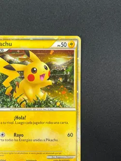 [NM] Pikachu Pokemon Card Spanish Pikachu World Set Promo 26M22 - Image 5