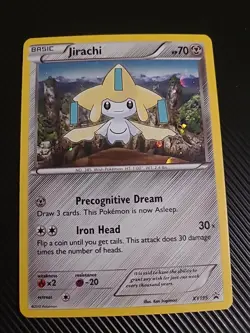 Jirachi - XY195 - Pokemon XY Promo Holo Rare Card NM/LP - Image 1