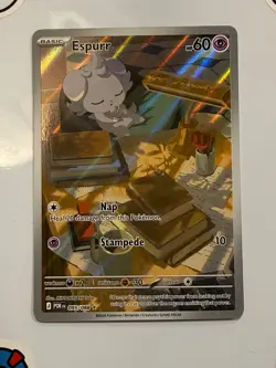 Pokemon Espurr 095/088 NM condition: Perfect Order Holo Full Art Card - Image 1