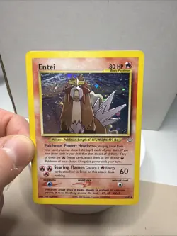 Entei 6/64 Neo Revelation Holo Pokemon Card - Image 1