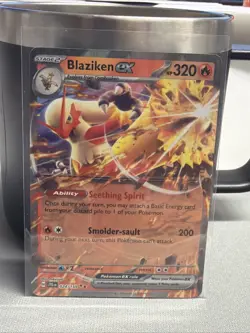 Blaziken EX Holo Double Rare Card 024/159 SV09 Journey Together English Edition - Image 1