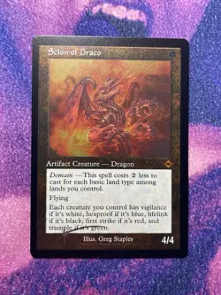MTG Modern Horizons 2 Scion of Draco Retro Frame Foil Etched - Image 1