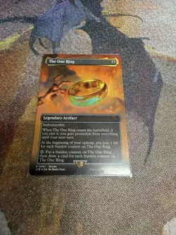 Magic: The Gathering The One Ring LTR 0451 Borderless Promo NM Foil - Image 1