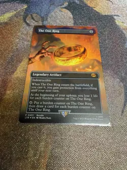 Magic: The Gathering The One Ring LTR 0451 Borderless Promo NM Foil - Image 2