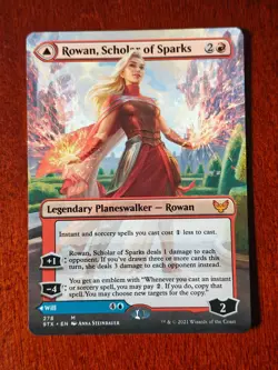 Rowan, Scholar of Sparks (Borderless) M Strixhaven: School of Mages 278 NM MTG - Image 1