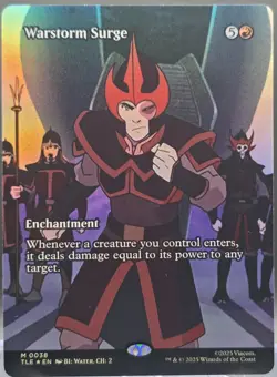 Warstorm Surge #38 Avatar: The Last Airbender Borderless Foil Mythic - Image 1