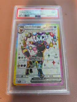 2025 POKEMON SVP EN-SV BLACK STAR PROMO #176 UMBREON EX PSA 9 - Image 1