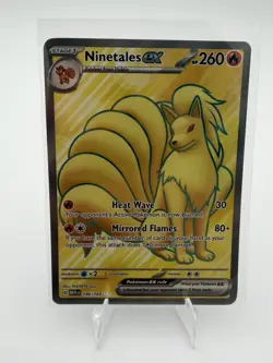 Ninetales ex 186/165 Pokemon TCG SV: Scarlet & Violet 151 NM - Image 1