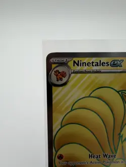 Ninetales ex 186/165 Pokemon TCG SV: Scarlet & Violet 151 NM - Image 2