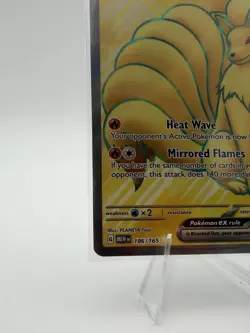 Ninetales ex 186/165 Pokemon TCG SV: Scarlet & Violet 151 NM - Image 4