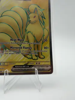 Ninetales ex 186/165 Pokemon TCG SV: Scarlet & Violet 151 NM - Image 5
