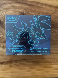TCG MEGA EVOLUTION PHANTASMAL FLAMES POKEMON CENTER SEALED ETB ELITE TRAINER BOX - Image 1