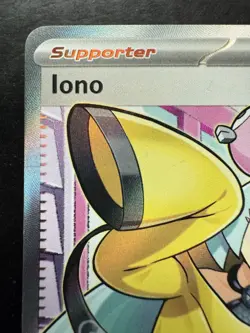 Pokemon Iono 254/193 SV02 Paldea Evolved Ultra Rare Full Art Holo Trainer (NM) - Image 2