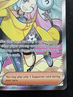 Pokemon Iono 254/193 SV02 Paldea Evolved Ultra Rare Full Art Holo Trainer (NM) - Image 5