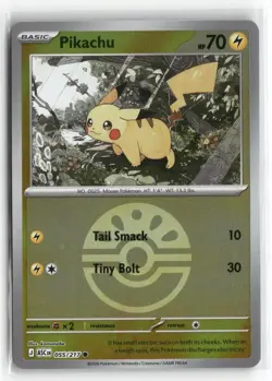 PIKACHU (FRIEND BALL) 055/217 HOLO C ASCENDED HEROES POKEMON NM/M - Image 1