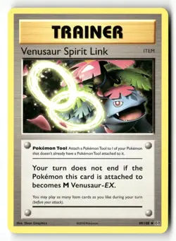 VENUSAUR SPIRIT LINK 89/108 UC EVOLUTIONS POKEMON NM/M - Image 1