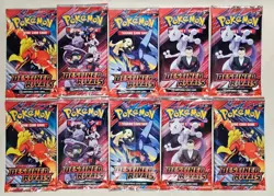 Pokemon SV10 Scarlet & Violet Destined Rivals Booster Packs, 10 Packs, Brand New - Image 1