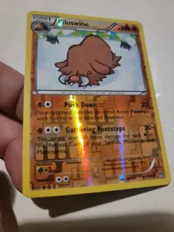 Pokemon 2015 Piloswine 81/162 BREAKthrough Reverse Holo Mint Pokemon Card - Image 1