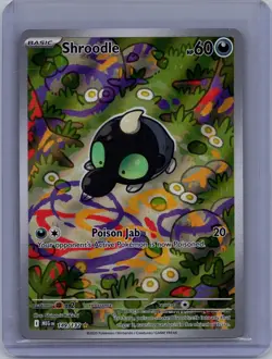 Shroodle 149/132 Illustration Rare Mega Evolution Pokemon Near Mint - Image 1