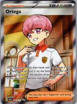Ortega 141/131 Ultra Rare Prismatic Evolutions Pokemon Near Mint - Image 1