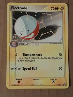 Pokemon Electrode 27/106 ex Emerald NM See Pictures - Image 1