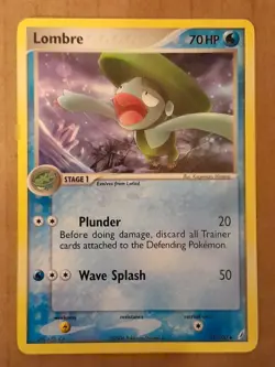 Pokemon Lombre 37/100 Crystal Guardians NM-Mint See Pictures - Image 1