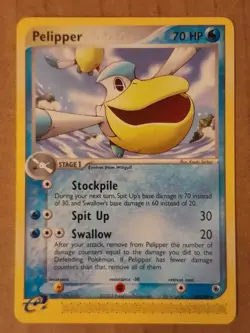 Pokemon Pelipper 19/109 Ruby & Sapphire NM-Mint See Pictures - Image 1