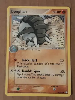 Pokemon Donphan 40/110 ex Holon Phantoms NM-MT See Pictures - Image 1