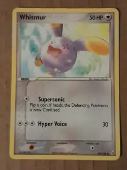 Pokemon Whismur 69/100 Crystal Guardians NM-MT See Pictures - Image 1
