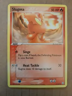 Pokemon Slugma 77/109 Team Rocket Returns NM See Pictures - Image 1