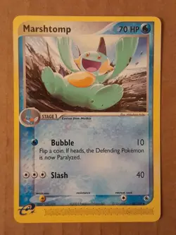 Pokemon Marshtomp 40/109 Ruby & Sapphire NM-Mint See Picture - Image 1