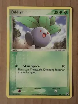 Pokemon Oddish 64/115 ex Unseen Forces NM-MT See Pictures - Image 1