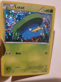 Lotad 2/12 McDonalds Promo Confetti Holo 2015 Pokemon Card MP-HP - Image 1