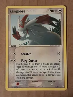 Pokemon Zangoose 34/110 ex Holon Phantoms NM-MT See Pictures - Image 1