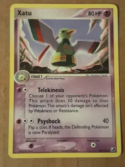 Pokemon Xatu 49/115 ex Unseen Forces NM-MT See Pictures - Image 1