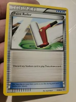 2015 Pokemon TCG Paint Roller 79/98 Uncommon Ancient Origins Trainer Item Card - Image 1